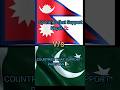 Countries that support nepal vs pakistan shorts viral