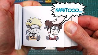 Anime Chibi Naruto vs Finger - Naruto and Tenten Flipbook