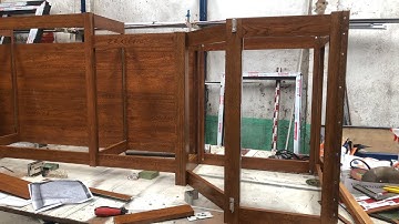 Cách bắt ke liên kết góc chéo tủ bếp omega | Dũng Nhôm Kính