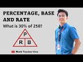 Percentage base and rate