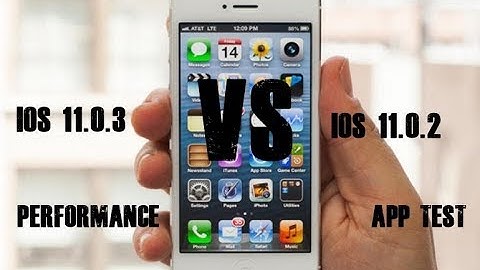 iOS 11.0.3 vs. iOS 11.0.2 Performance APP Test (iPHONE 5S) #iOS1102 #iOS1103 #IPHONE5S