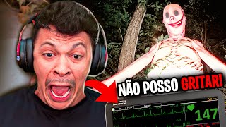 MEDINDO MEUS BATIMENTOS CARDIACOS EM UM JOGO DE TERROR 😂