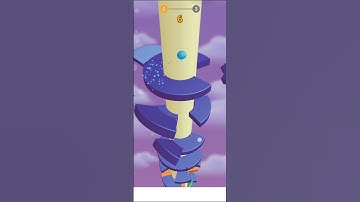 Helix Jump Level 2 Easily Cleared 🎮🔥 #gamingshorts #puzzlegame