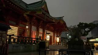 Rain &amp; Shrine: KANDA MYOJIN - Rain Sounds, City Noise | White Noise, Rain Ambience - Short Video