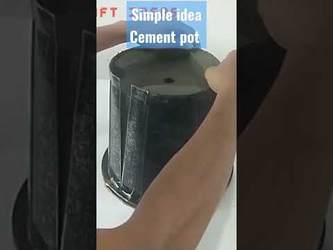 Diy Beautiful Cement Pot How To Make Simple And Easy