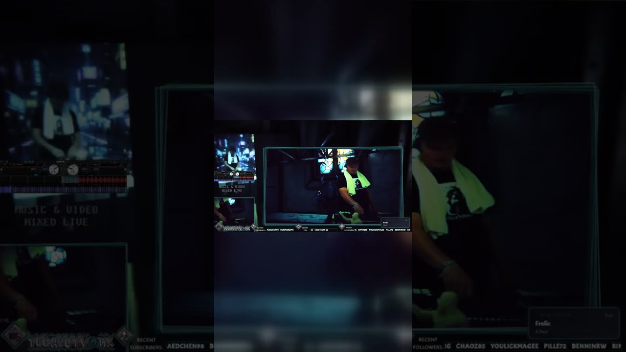 Tonton TechnoTVmx Broadcast #110 | A.Paul - Frolic #shorts #techno di YouTube Tonton TechnoTVmx Broadcast #110 | A.Paul - Frolic #shorts #techno di YouTube