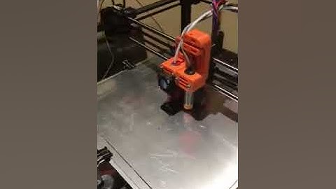 3D Printer - Core XY kinematics - Self Design & Build - Test Print