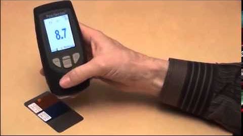 PosiTector 6000 Operation Examples - Coating Thickness Gauge