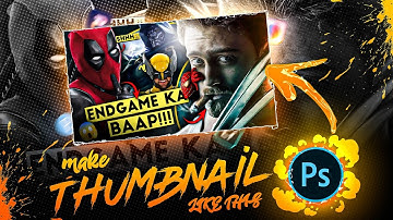How to make thumbnail like @comicverseog ps touch movie review thumbnail tutorial