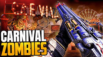 CUSTOM ZOMBIES inside an AMUSEMENT PARK!! (WAW Amusement Park Zombies)