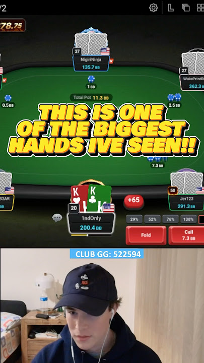 Absolutely MASSIVE POT with POCKET KINGS??!! #pokernight #pokerplayer #poker #texasholdem #win