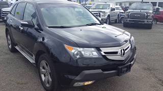 Black 2008 Acura MDX 4WD 4dr Sport/Entertainment Pkg Review Prince George BC - Prince George Motors