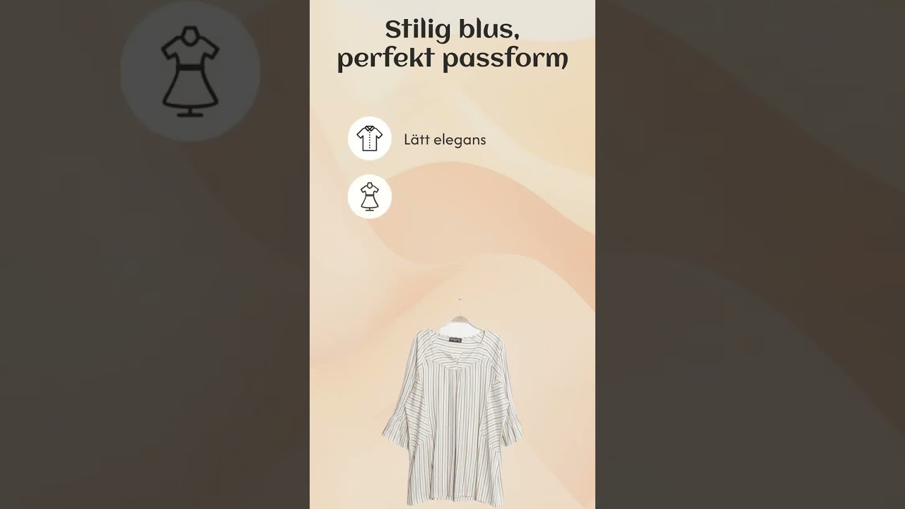 Stilig blus, perfekt passform