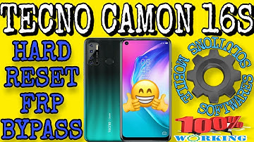 Tecno Camon 16s Frp Bypass | Tecno Camon 16s Hard Reset | @mobilesoftwaressolutions476