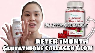AFTER 1MONTH REVIEW NATURE GLOW GLUTATHIONE COLLAGEN GLOW ORGANIC GUMMIES