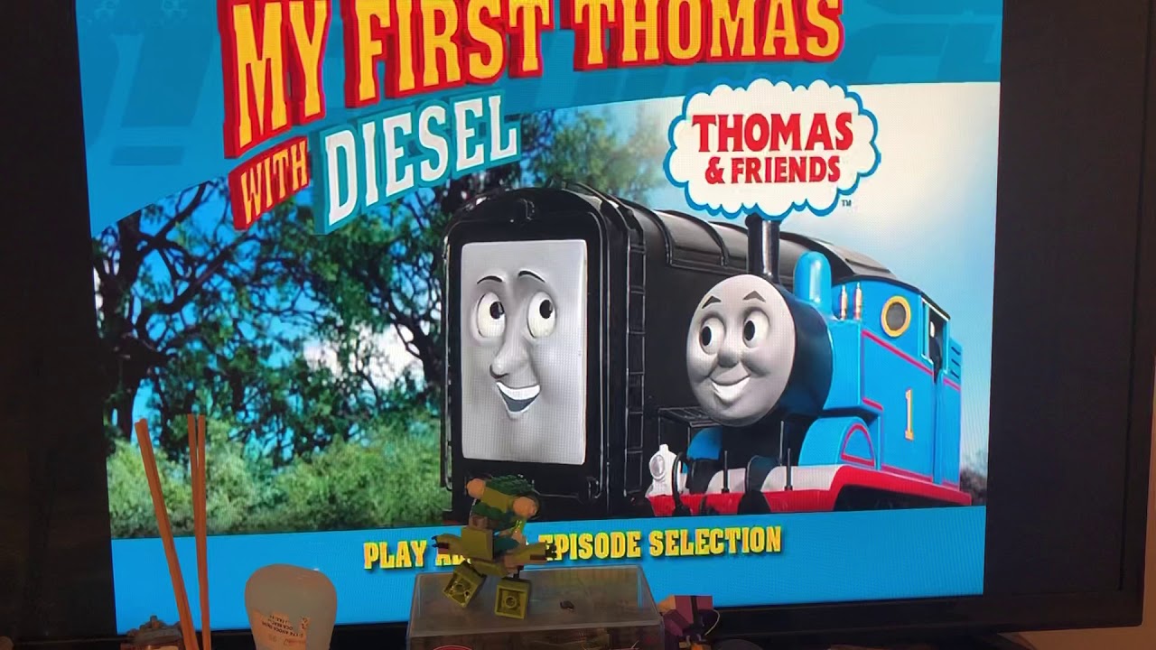 Thomas and friends my first Thomas with diesel DVD menu - YouTube