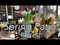 SPRING FOUR SEASONS PATIO REFRESH | PATIO DECORATING IDEAS | SCREENED IN PORCH #PATIOREFRESH