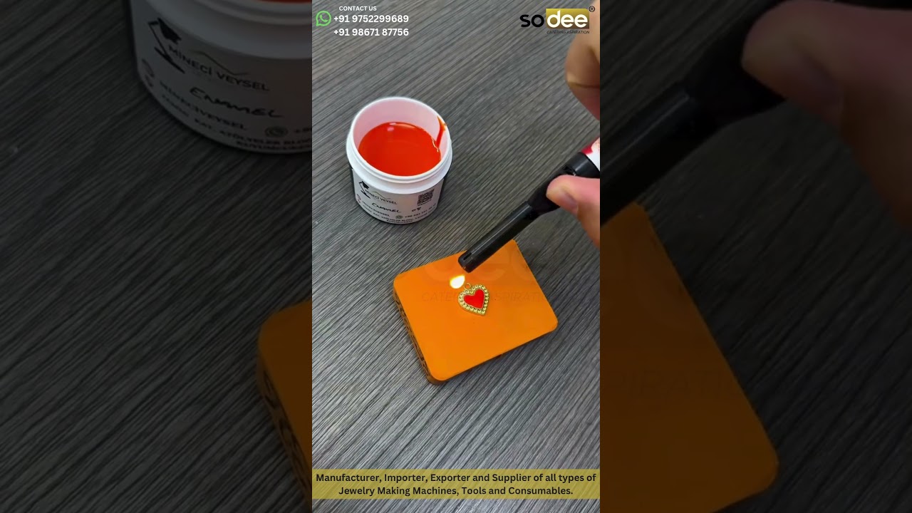 UV Ceramic Enamel Process and Output | Jewelry Enameling Demo 