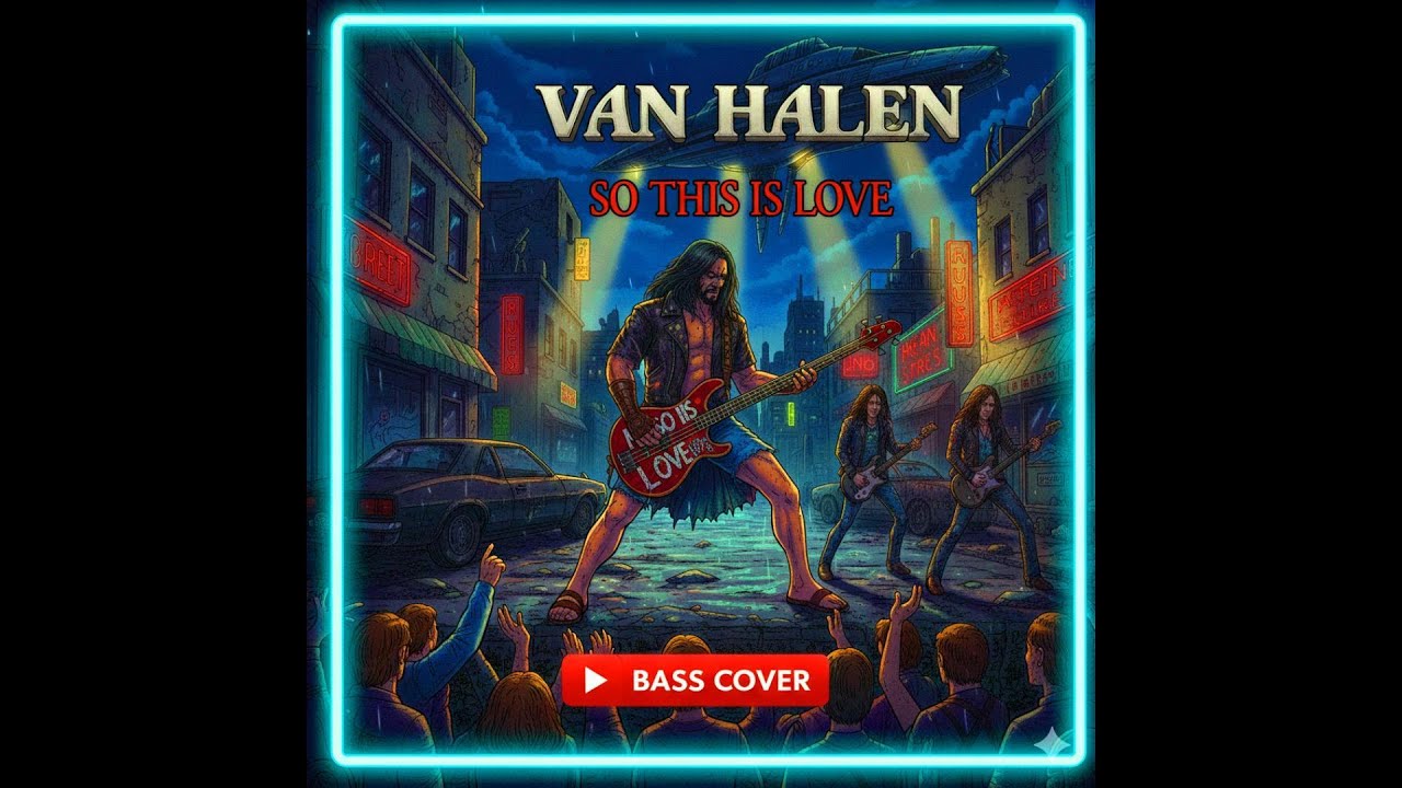 Van Halen So This Is Love Bass Cover – Classic Rock Bass Performance   🇺🇸