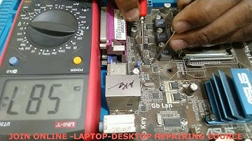 HOW TO REMOVE SHORTING IN DESKTOP MOTHERBOARD-VRM
