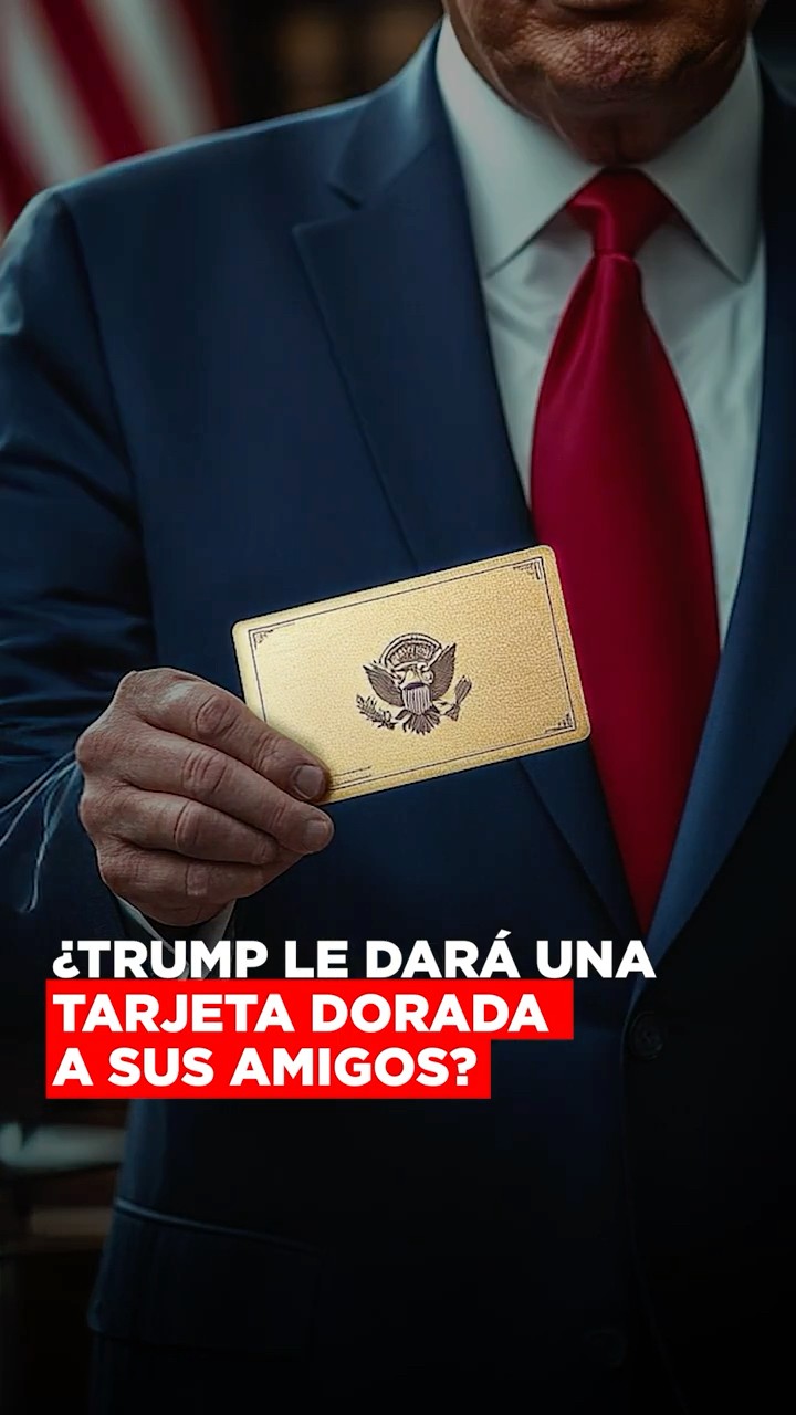 ¿Trump le dará una tarjeta dorada a sus amigos? @KrystianVazquez