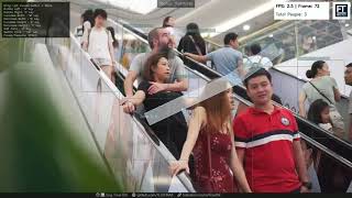 Automated People Detection & Counting on Escalators Using AI