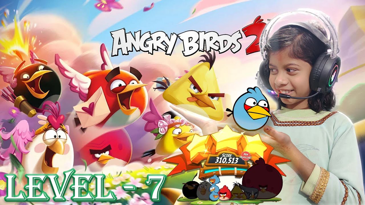 ANGRY BIRD 2 | Furious Fowl Fanatics LEVEL -7 | D-C-D KIDS GAME