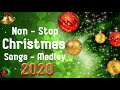 Non Stop Christmas Songs Medley 🎅 3 Hours of Non Stop Christmas Songs Medley 🎅