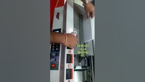 GBT Perfect glue binding machine A3 size 50B+ single clamp heavy Mc By GB TECH INDIA 9810659949