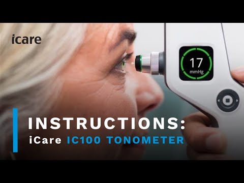 Icare ic100 Tonometer Instruction video