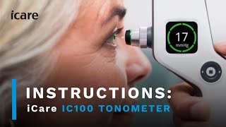iCare IC100 Tonometer Instruction Video