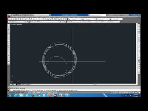 OOPS,ARRAYCLASSIC,PURGE  Autodesk AutoCad Educational Video  Tutorial 10
