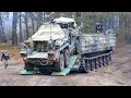 Massive Soviet Amphibious Tractor in Action During Intense Drill