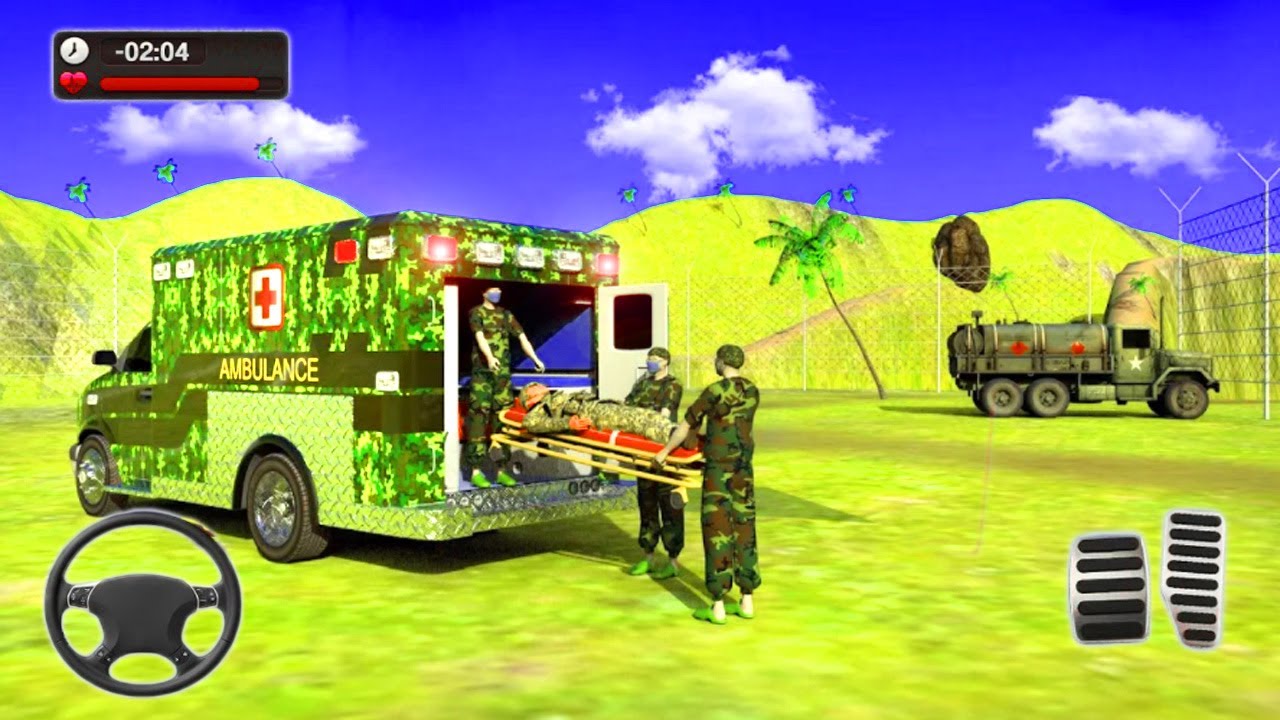 US Army Ambulance Driving: Rescue Driver Simulator - Android Gameplay ...