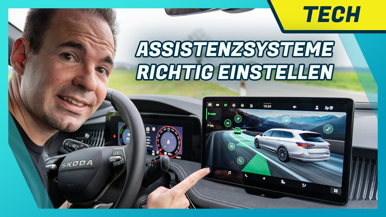 Skoda Assistenten richtig einstellen: Alle Systeme erklärt | ACC | Travel Assist | Pakfunktionen