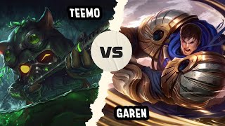 On-Hit Teemo is kinda a bully... | Teemo vs Garen Top Lane!