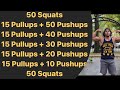 Calisthenics Workout #2: Pullups + Pushups + Squats | Eric Rivera