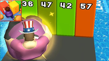 Fat Pusher (IOS, Android) NEW UPDATE Gameplay All Levels (Level 106-110)