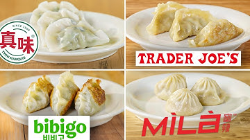 Pro Chefs Blind Taste Test Every Frozen Dumpling | The Taste Panel | Epicurious