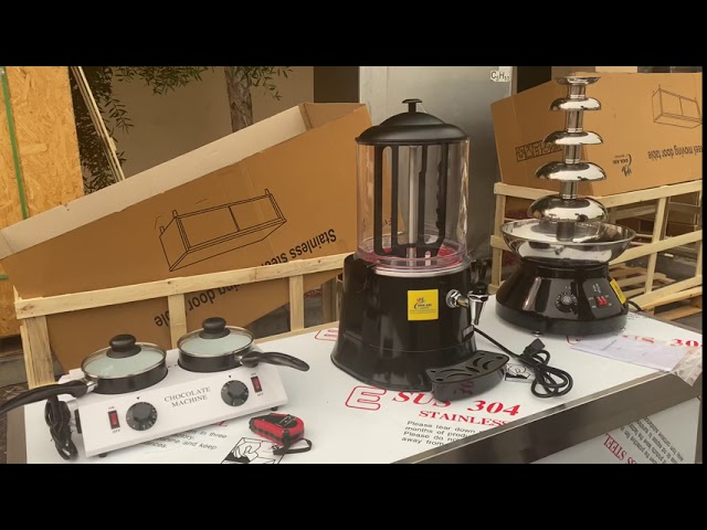 10L Commercial Hot Chocolate Maker Machine Chocolate Dispenser Warmer Heater