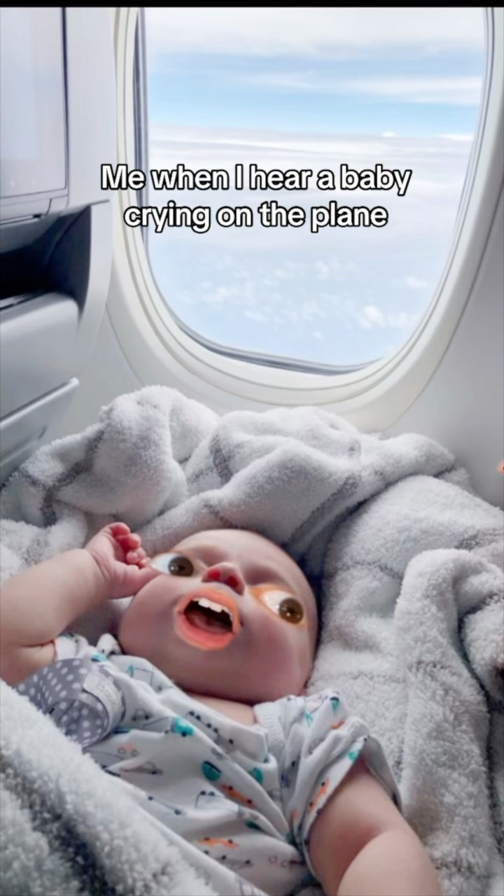 When You’re on a PLANE with a CRYiNG BABY #TheManniiShow.com/series