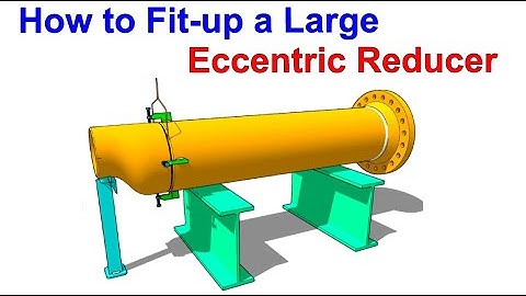 How to Fit up a Large  Eccentric Reducer on a Fixed Pipe.