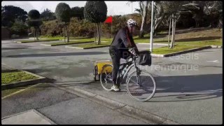 Premiers essais de la remorque burley nomad