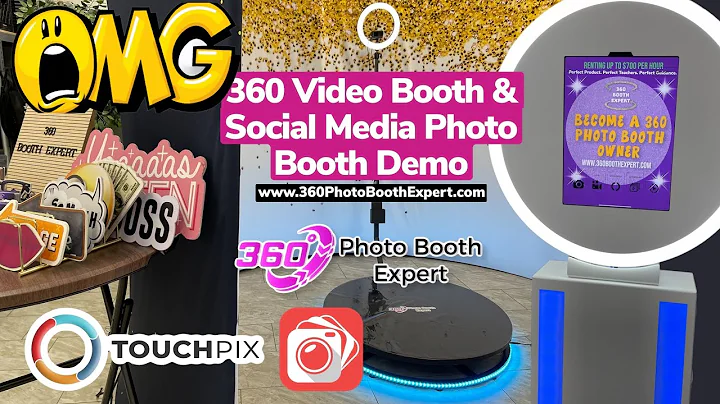 360 Video Booth & Photo Booth Combo at 1 event! TouchPix & Luma Booth Working at same time! 🤩 WOW