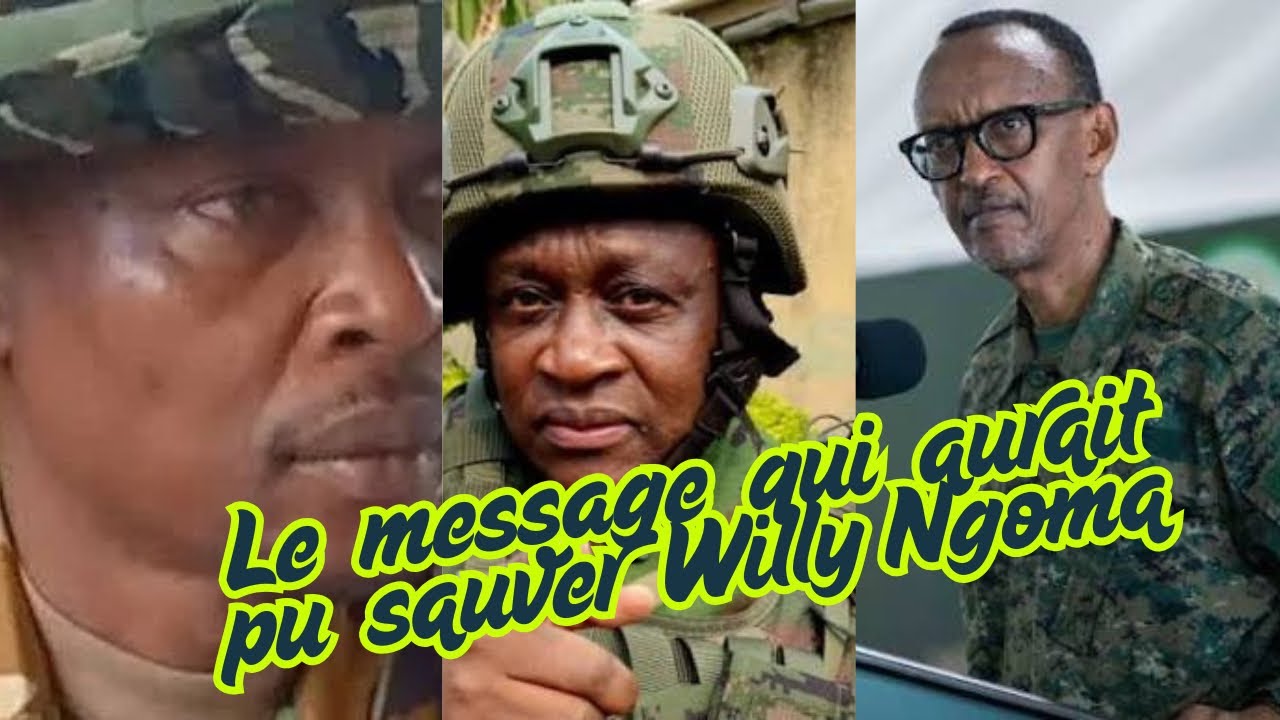 RDC/M23 : Le message qui aurait pu sauver Willy Ngoma | Kagamé innocent ?