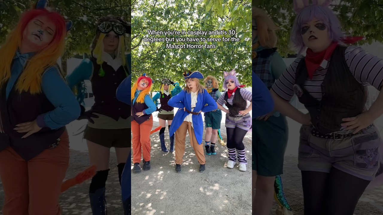 And we ate @ninbeaa@Razzdazzmatazz​⁠ @Sherbetstarry #indigopark #cosplay #mcmcomiccon #cosplayer