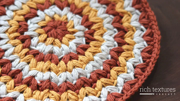 Modern Twist on Vintage Crochet: Washcloth Pattern