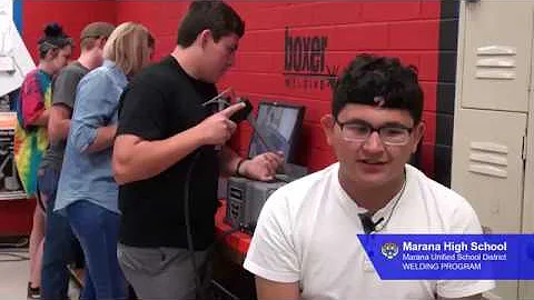 Marana Unified School District welding program vid...