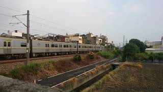 1070725 台鐵2341次區間車彰化田中員集路平交道通過