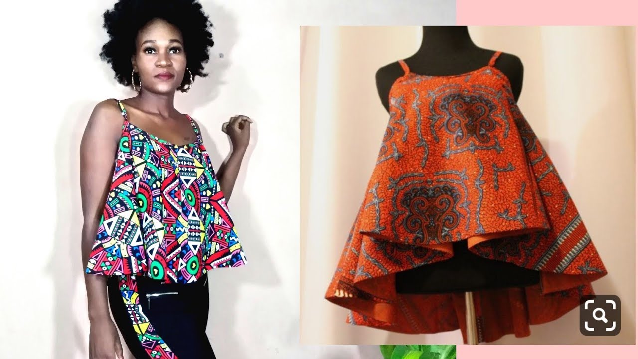 latest off shoulder chitenge tops